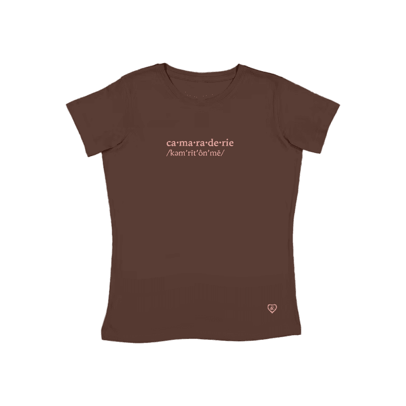 SNS brown baby tee